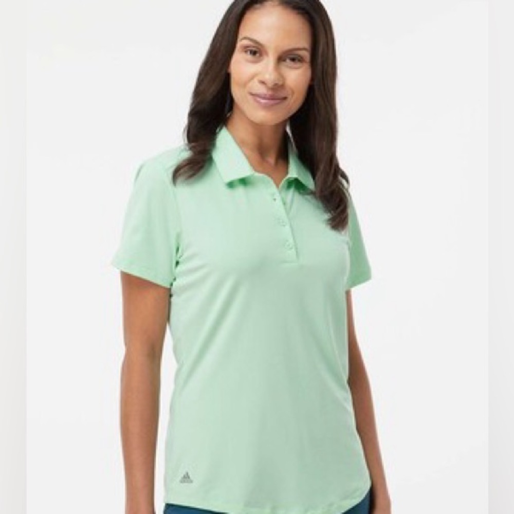 Adidas Women's Mint Green Polo Shirt